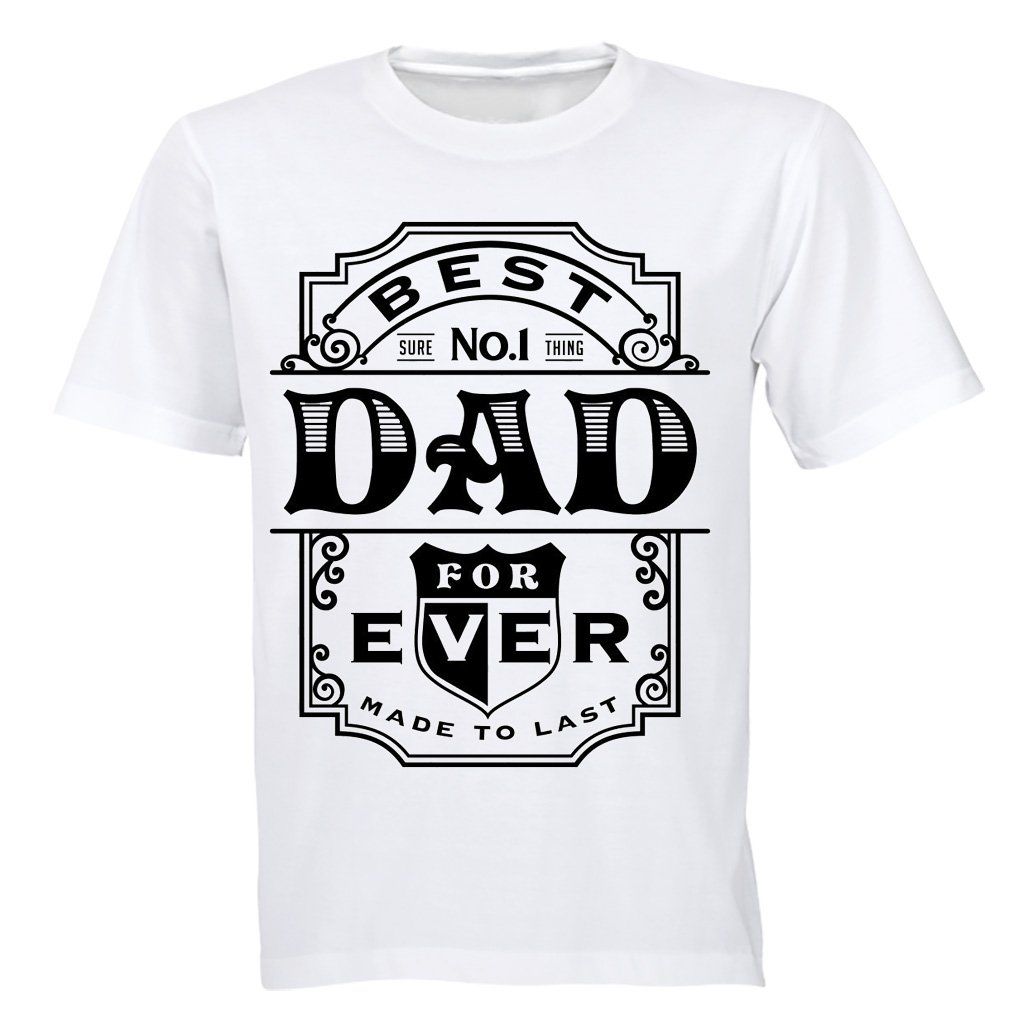 Best No.1 Dad Ever - Mens T-Shirt - White | Buy Online in South Africa ...