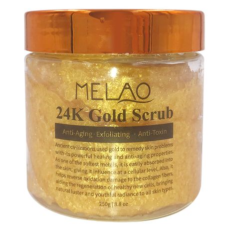 gold face scrub