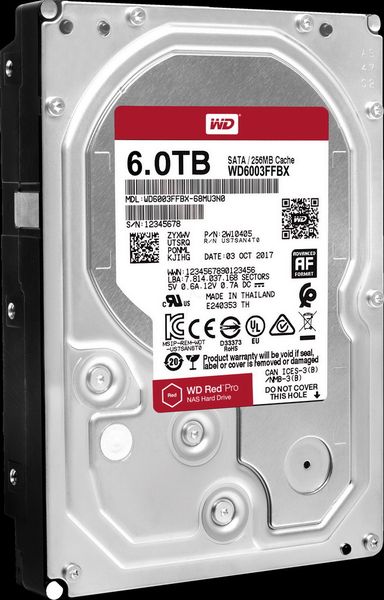 WD RED PRO 6.0TB 3.5&quot; 7200RPM 256MB HDD