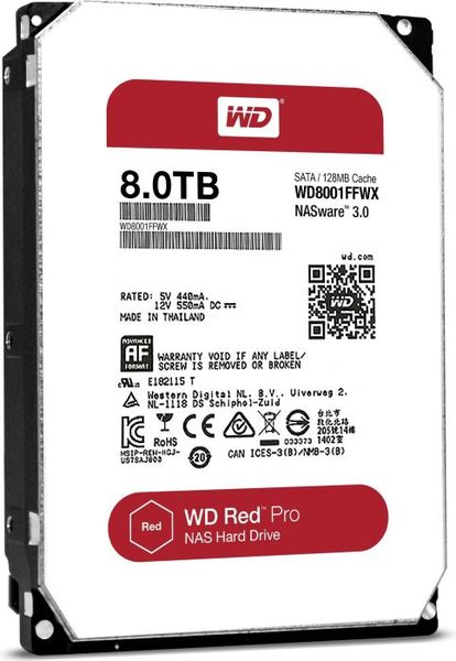 WD Red Pro 8TB SATA Hard Drive