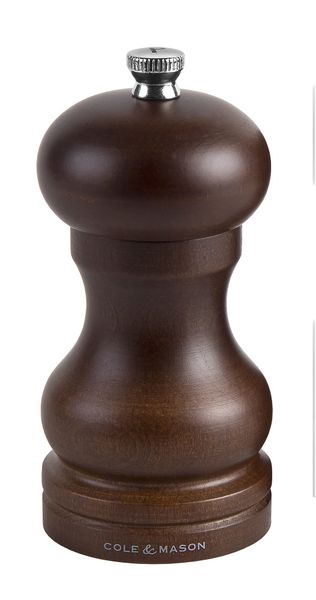Cole &amp; Mason - Precision Forest Capstan Dark Wood Salt Mill - 120mm
