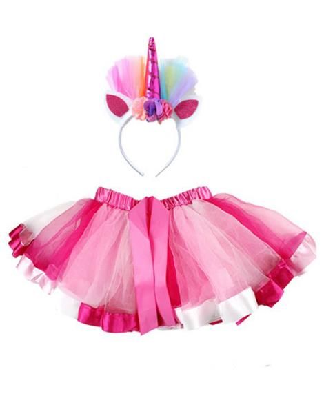 Unicorn Tutu Set Pink