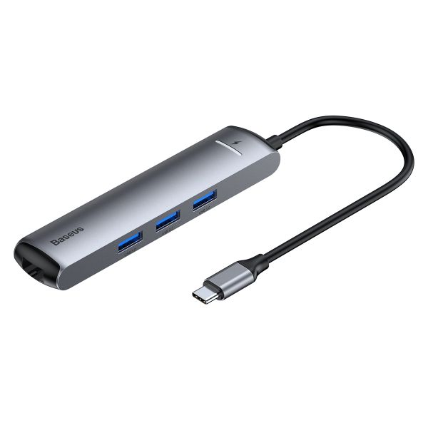Baseus Mechanical Eye, 3 USB Type-A/Type-C, Ethernet, HDMI HUB