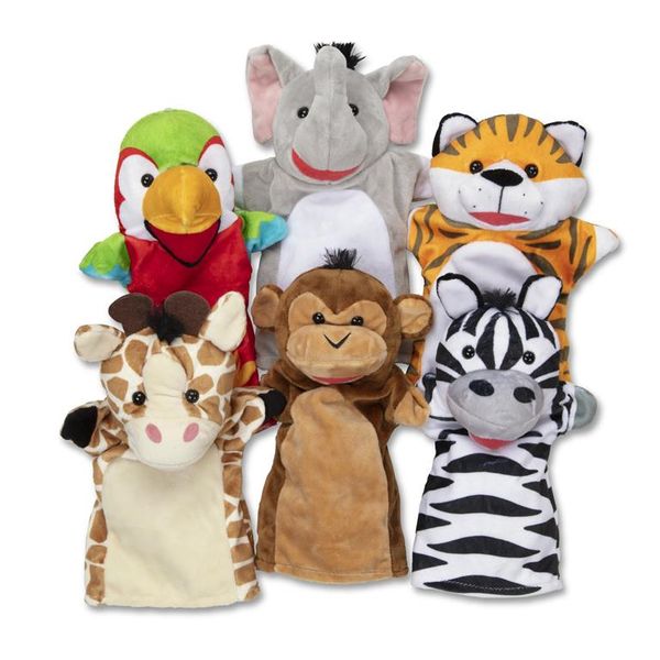Melissa &amp; Doug Deluxe Safari Puppet Set