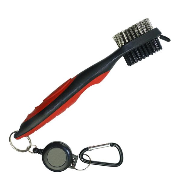 Golf Club Brush And Groove Cleaner - Red