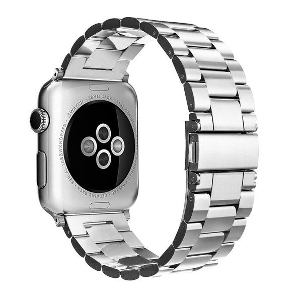Linxure Stainless Steel Apple Watch Strap 42mm - Silver