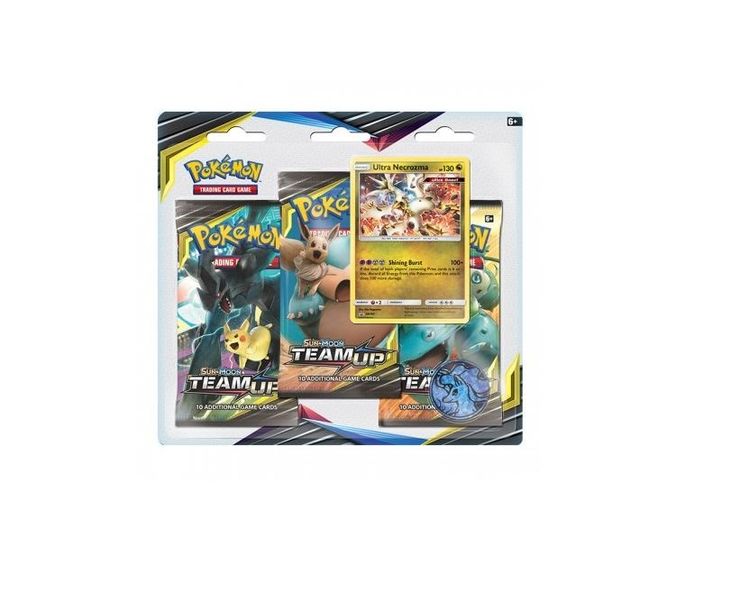 Pokemon Sun &amp; Moon 9 Team Up Three-Booster Blister - V2 Ultra Necromza