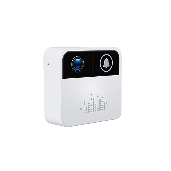 Smart Home WiFi Visual Intercom HD Camera Doorbell - White
