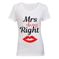 mrs always right t shirt