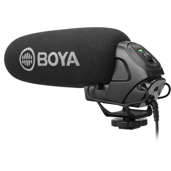 Boya BY-BM3030 On-Camera Shotgun Microphone - Black