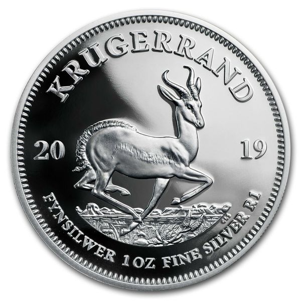 2019 Silver Proof Krugerrand in Box with Certificate
