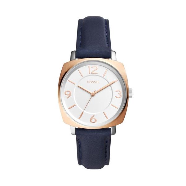 Fossil Blakely Blue Leather Watch - BQ3302