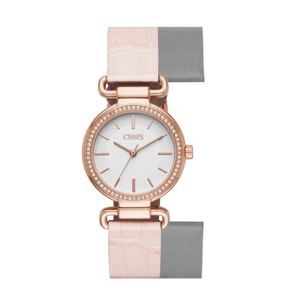 Chaps Alanis Rose Gold Leather Watch - CHP1032