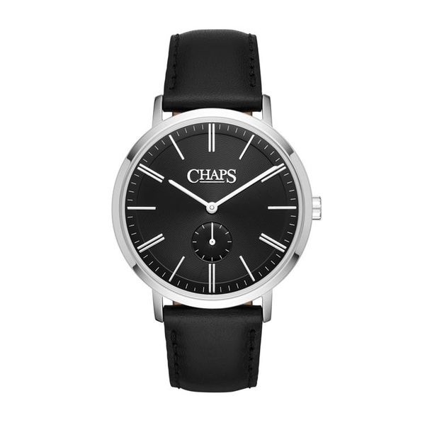 Chaps Dunham Black Leather Watch - CHP5062
