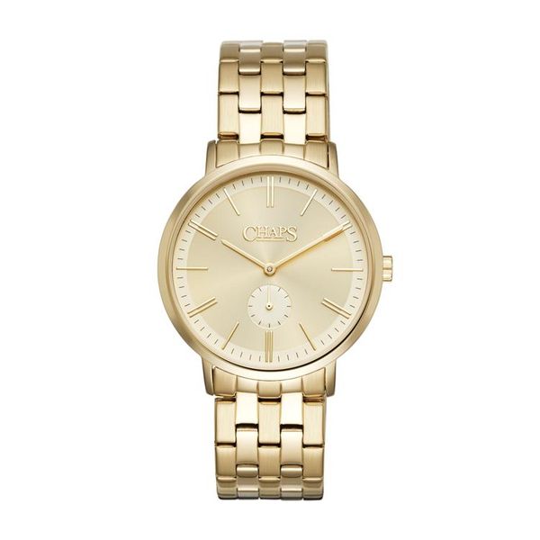 Chaps Dunham Gold Stainless Steel Watch - CHP7028