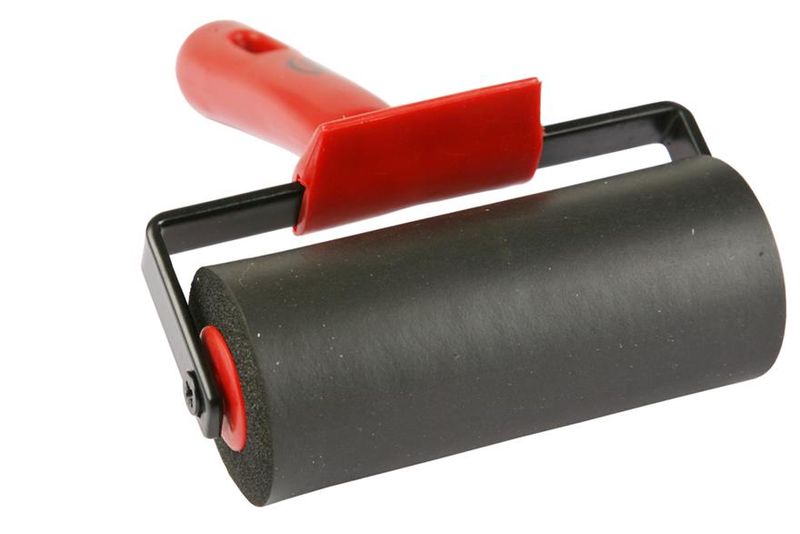 Rolfes Plastic Handle Soft Foam Brayer 4 inch