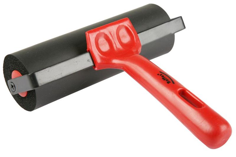 Rolfes Plastic Handle Soft Foam Brayer 6 inch