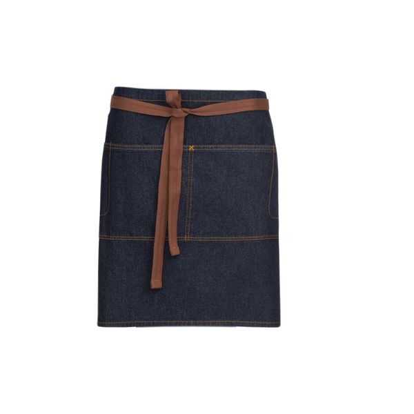 Chef Works Memphis Half Bistro Apron - Indigo Blue