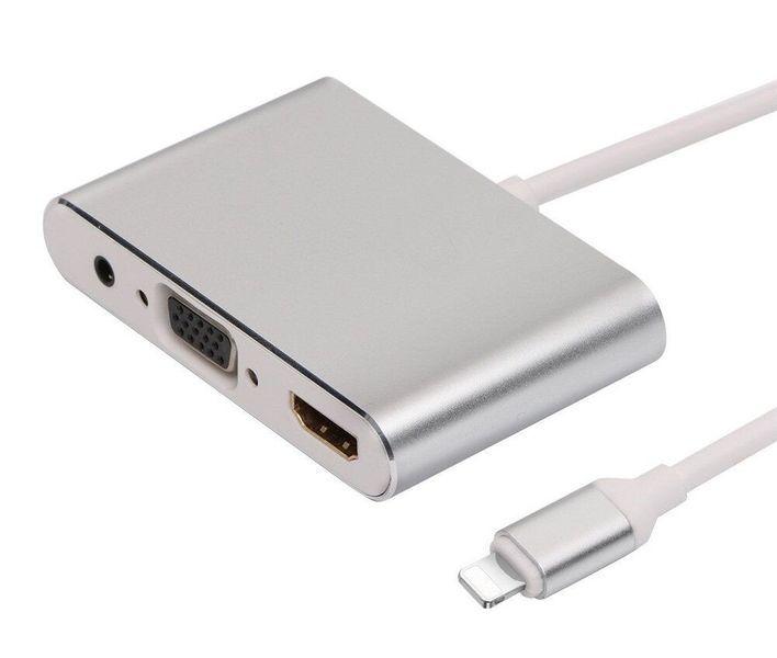 Lightning To HDMI/VGA/Audio Adapter Converter Cable