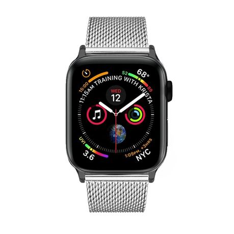 silver grey apple watch