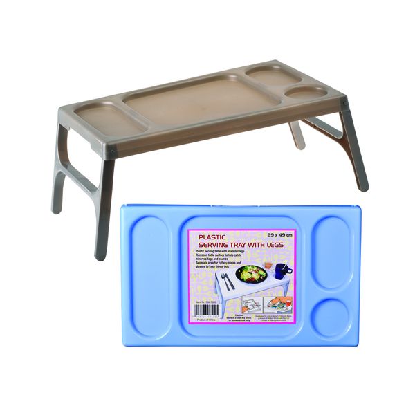 Plastic Serving Tray with Legs