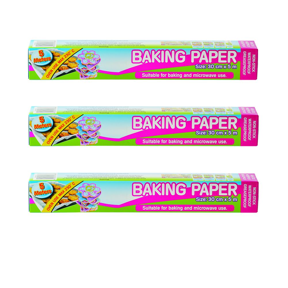 Disposable Baking Paper Roll - Set of 3 | Shop Today. Get it Tomorrow ...