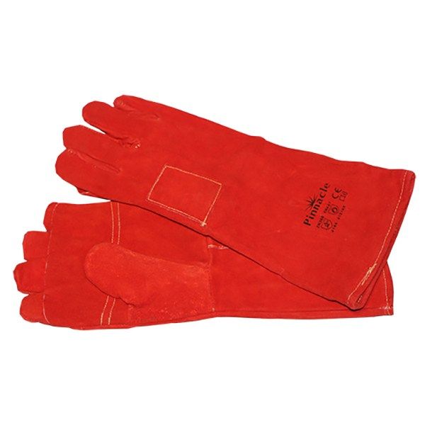 Pinnacle Welding Glove Red Heat Resistant - Kevlar Stitch Elbow (200mm)