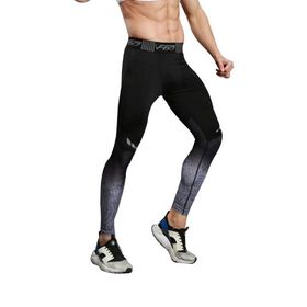 Fitness Men Running Tights - Black 