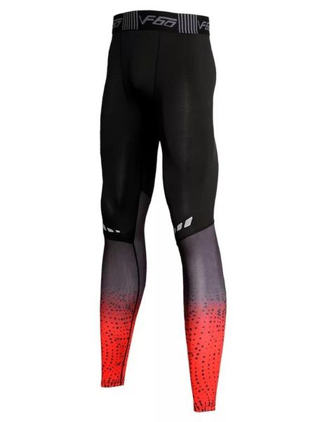 Fitness Men Running Tights - Red