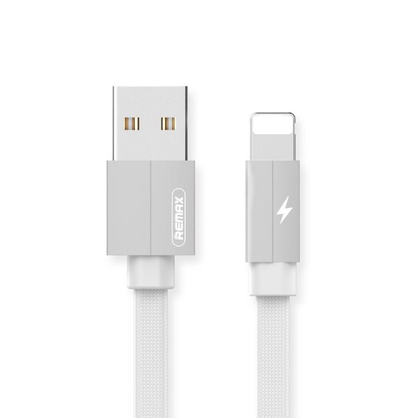 Remax RC94i Kerolla Flat Lightning Data/Charging Cable 2.1A White 2M