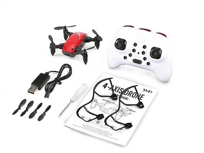Mini Foldable Pocket Drone - Red