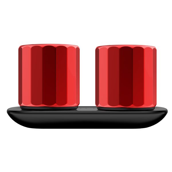 Sardine Wireless Stereo Speakers Red