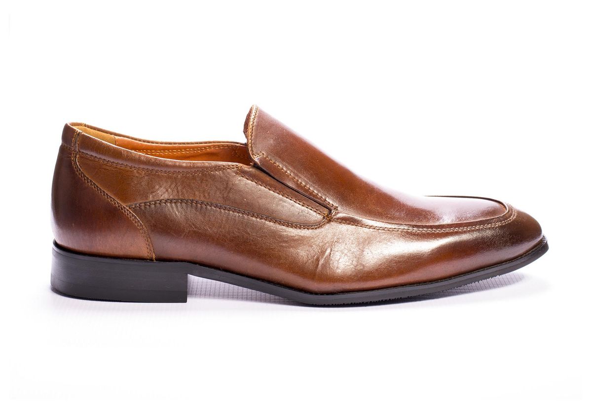 Marco Kavaleri - Men's Classic Leather Slip-On Shoes - Brown | Shop ...