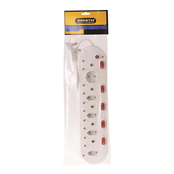 Multiplug Extension Lead 5x2 Point Plug