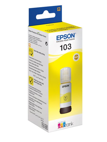 Epson 103 Ecotank Yellow Ink Bottle (65ml)