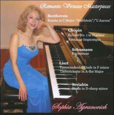 Sophia Agranovich - Romantic Virtuoso Masterpieces (CD)
