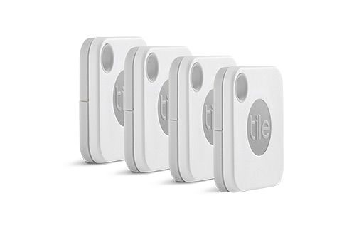 Tile Mate Bluetooth Tracker (Pack of 4) - White