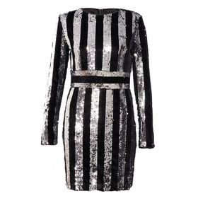 quiz berry sequin bodycon dress