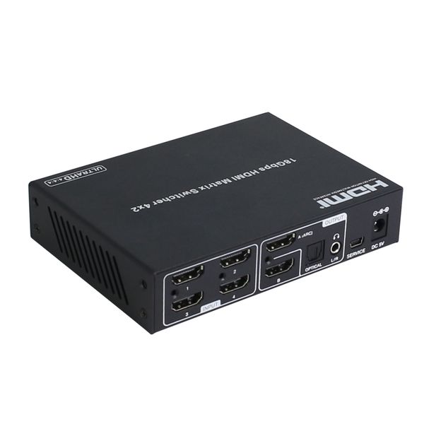 HDCVT 4×2 HDMI2.0 Matrix Switch