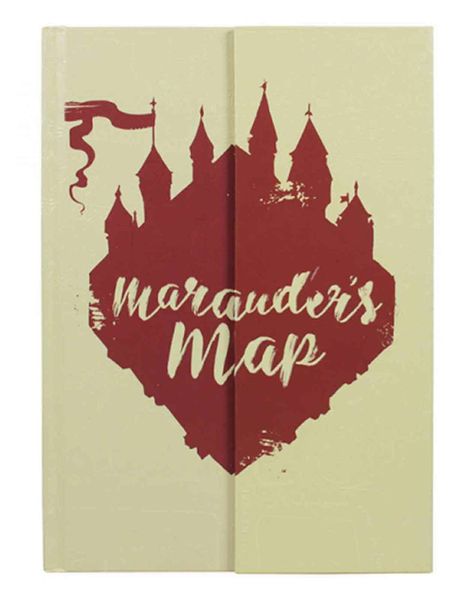Marauders Map - A5 Notebook (Parallel Import)