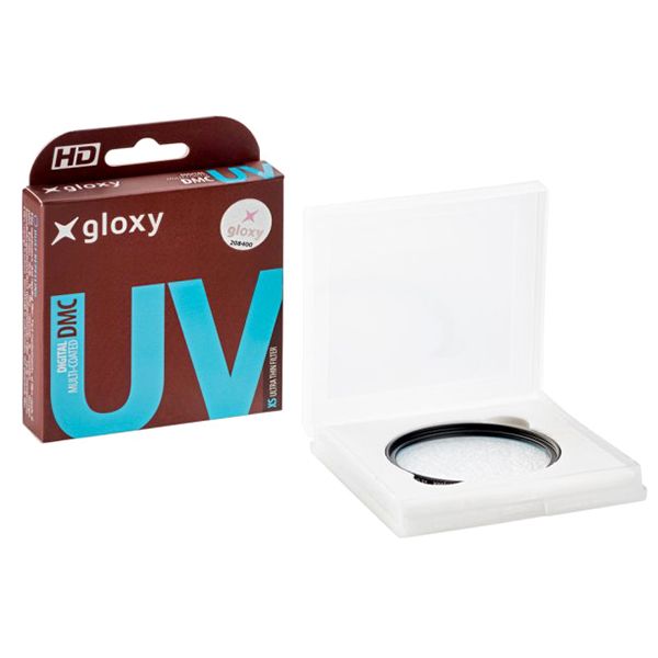 Gloxy 62mm Multicoated HD UV Lens Filter with Ultra Thin Frame