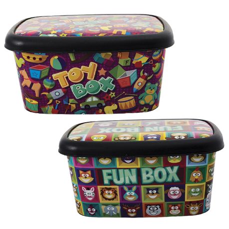 plastic boxes for toys