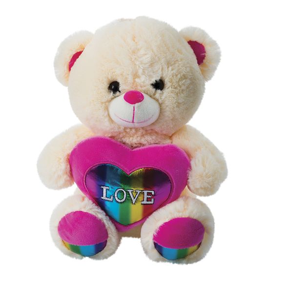 Plush Pink Heart Teddy Bear