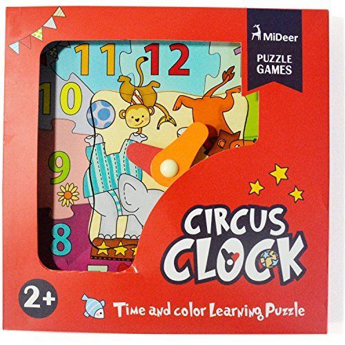 Mideer Circus Clock (Wood)