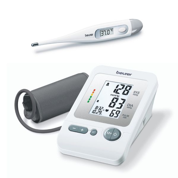 Beurer Blood Pressure Monitor BM 26 + Thermomether FT 09/1