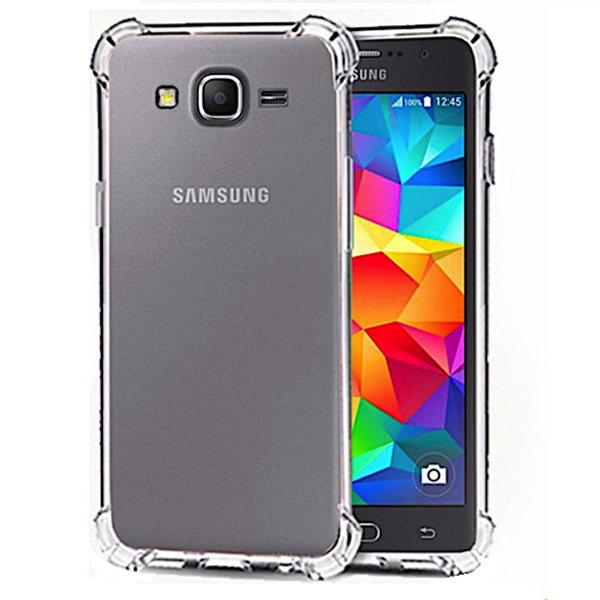 Boo Shockproof TPU Gel Cover for Samsung J2 - Clear