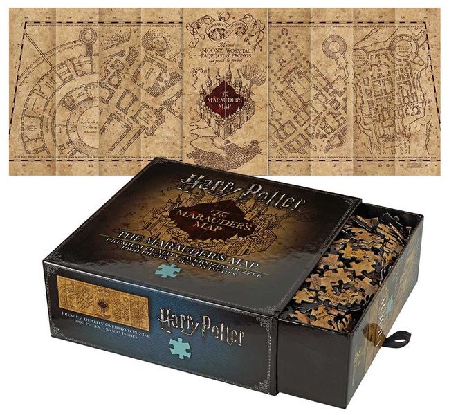 Harry Potter: Marauders Map 1,000pc Jigsaw Puzzle Wand (Parallel Import)