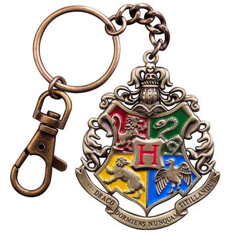 Harry Potter: Hogwarts Crest Keyring Wand (Parallel Import)