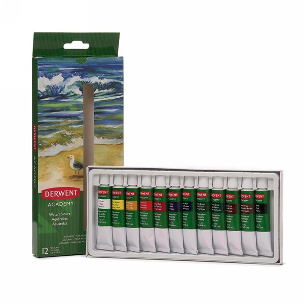 Academy Watercolour Paints 12ml (Set of 12)