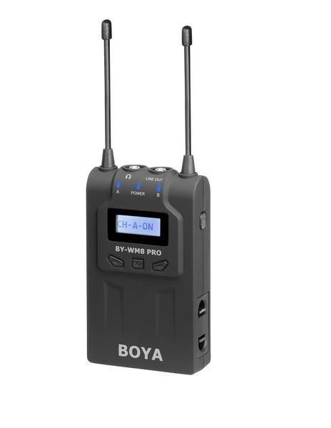 Boya BY-WM8R Dual-Channel Wireless Bodypack Receiver
